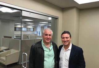Capricorn Asset Management partners Andrew Schulman and Jason Richter in their Manhattan office