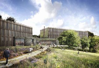 CGI of the proposed Eden Project Hotel 
