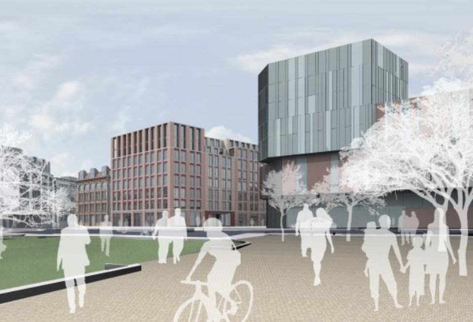 Artist's impression of The Sixth, the proposed redevelopment of the former home of the Belfast Telegraph