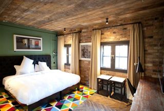 Penthouse bedroom in The Dean, Dublin