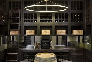 Chelsea townhouse wine cellar 