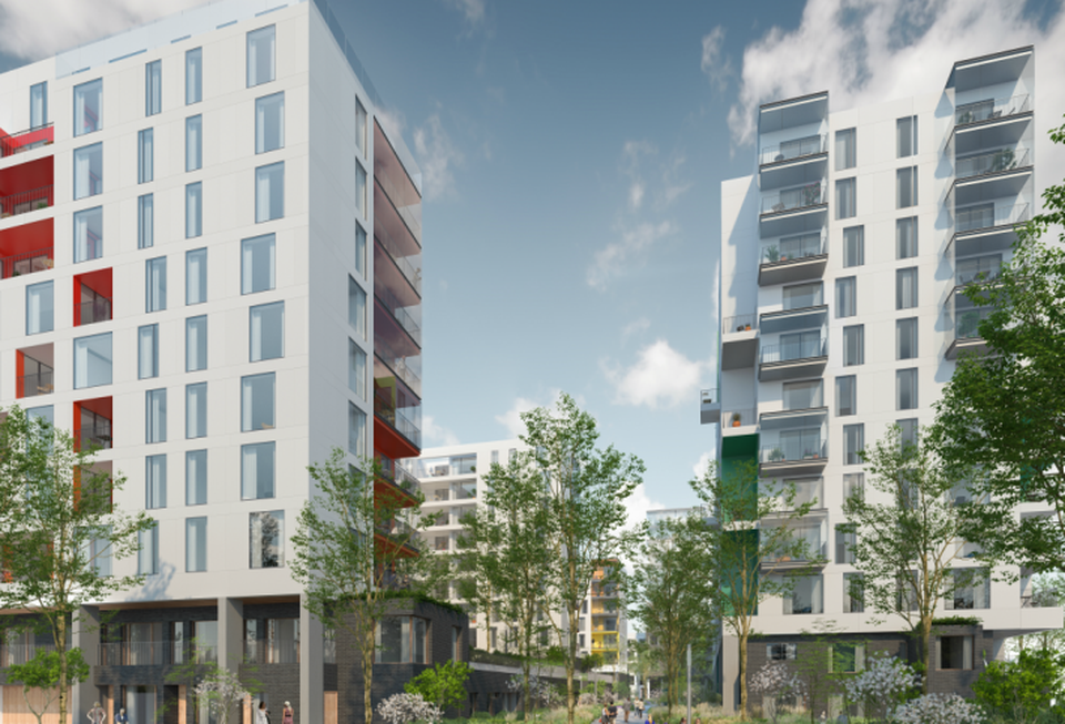 Planning permission received for six-block, 459-unit apartment develoment in Sandyford