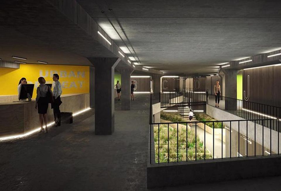 Ian Chalk Architect's Subterranean Hotel