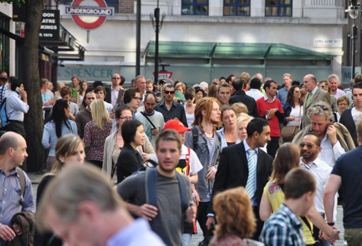 London crowds