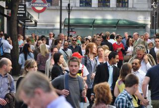 London crowds