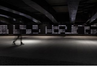 "Message From The Unseen World" at Paddington Central 