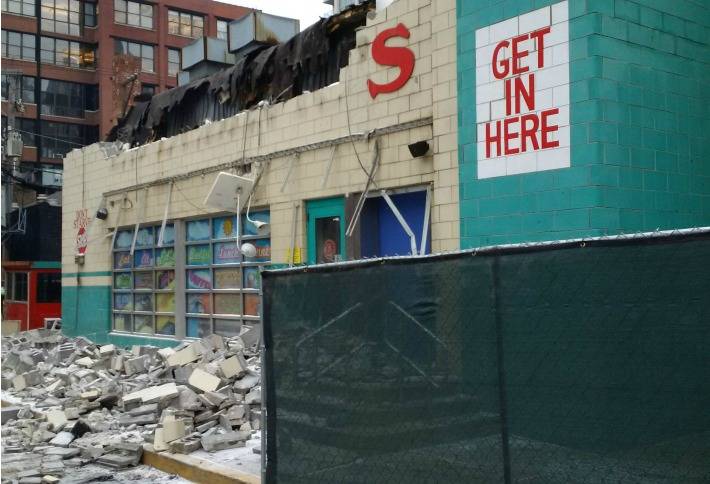 JDL Begins Demolishing Ed Debevic's