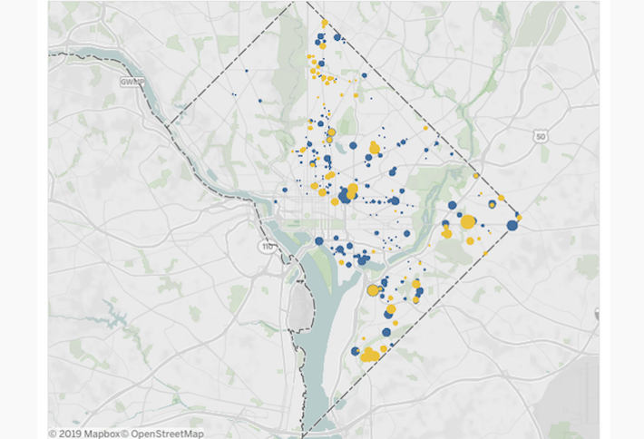 D.C. Fiscal Policy Institute Affordable Housing Map