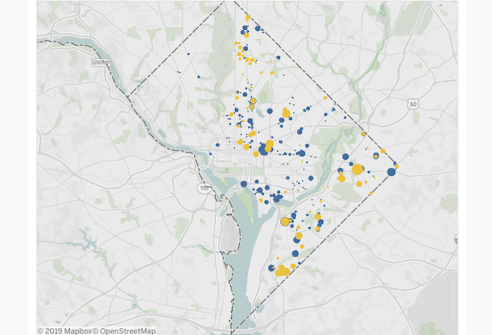 D.C. Fiscal Policy Institute Affordable Housing Map