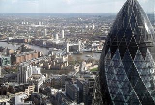 View from the Duck and Waffle 