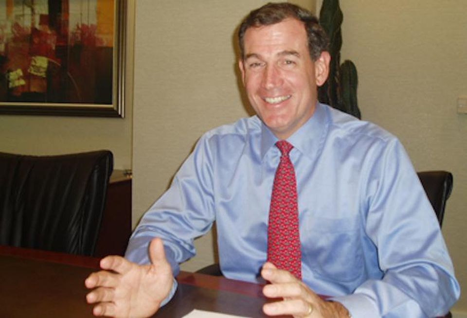 Greg O'Brien, snapped in 2007 when he was CEO of The Staubach Co