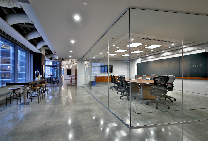 WeWork's offices at 20 West Kinzie, Chicago