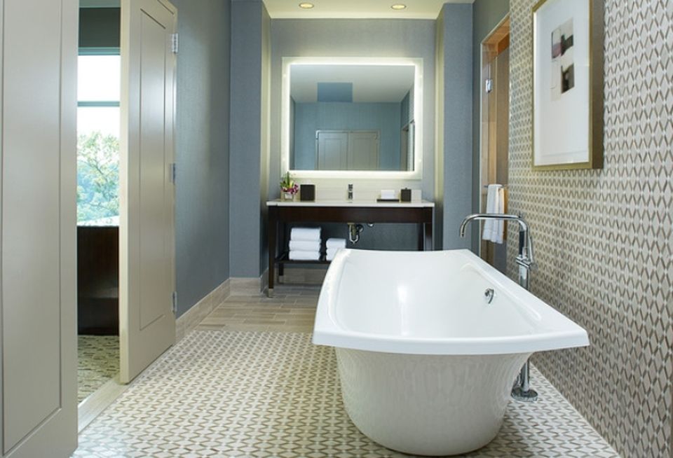 Bathroom in the Hyatt Centric Midtown Atlanta