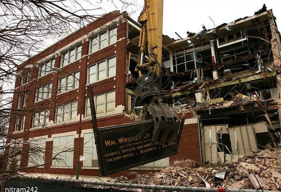 The Former Wm Wrigley gum plant in Chicago.