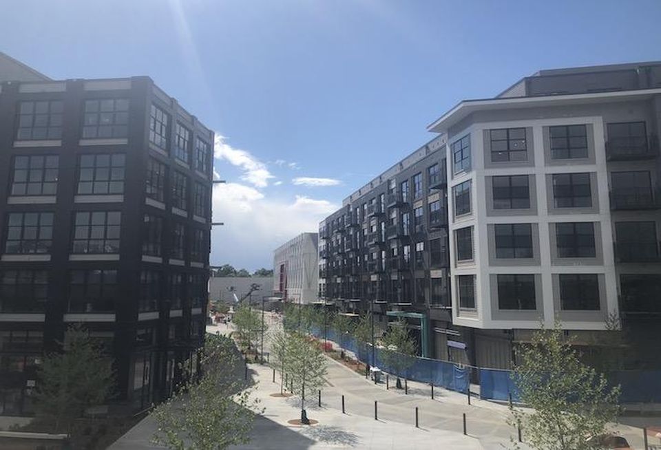MRP Realty's Bryant Street development, with the Alamo Drafthouse building in the background.