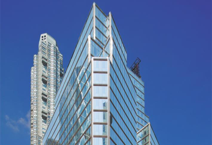 3 Columbus Circle, an office building overlooking Central Park in Manhattan