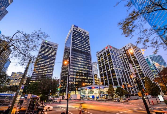 Bentall Centre in Vancouver