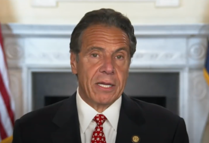 Gov. Andrew Cuomo gives remarks at the REBNY banquet