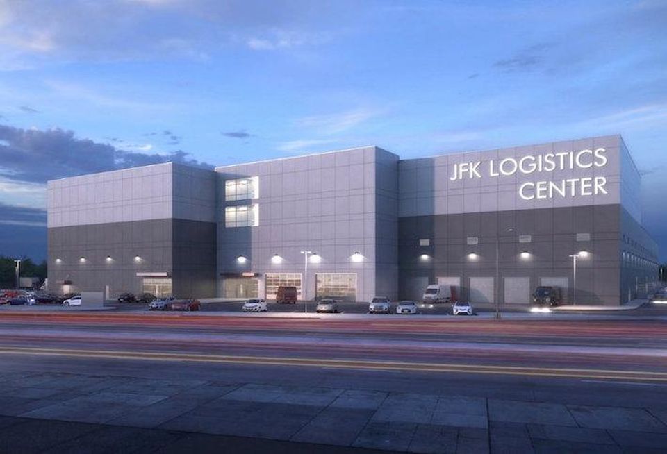 Rendering of JFK Logistics Center at 253-51 Rockaway Blvd in Hempstead, Amazon warehouse