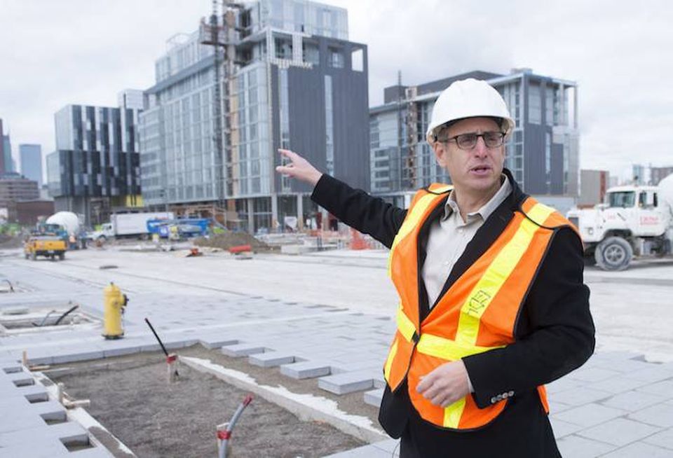 Dream Unlimited development vice chair Jason Lester, on site at Canary District.