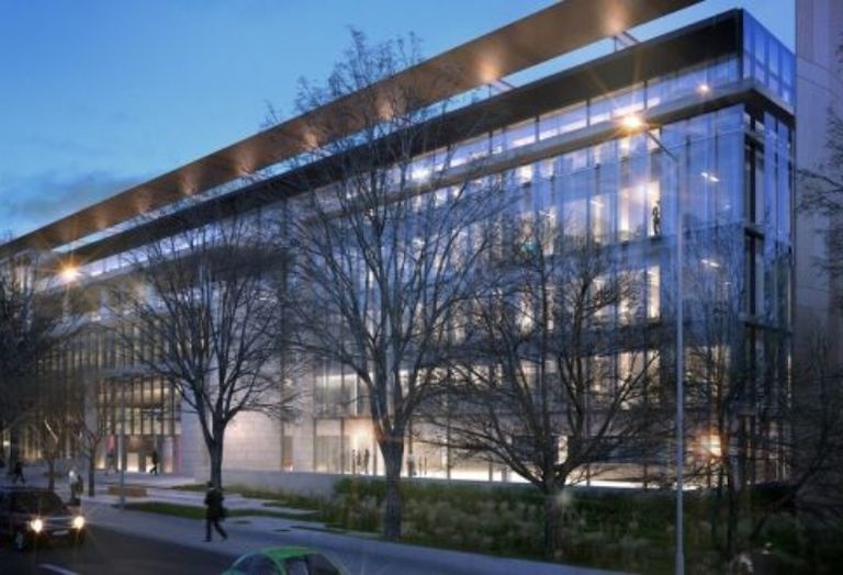 Artist's rendering the Vertium Building, now home to Amazon