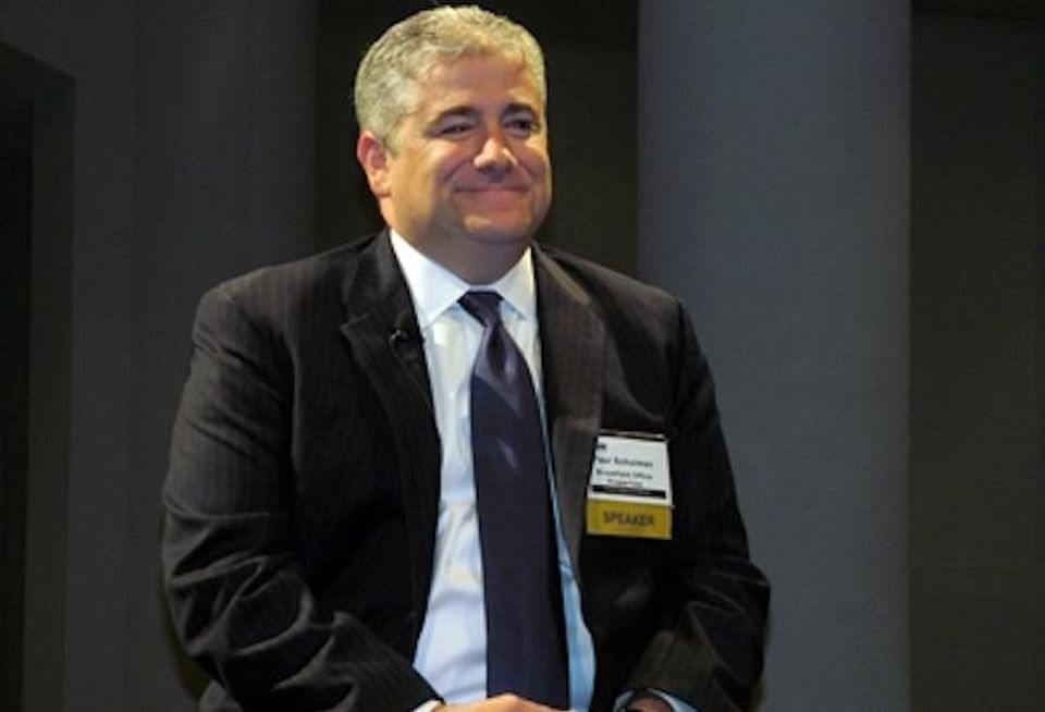 Former head of Brookfield's U.S. office division Paul Schulman, pictured at a Bisnow event in 2013.