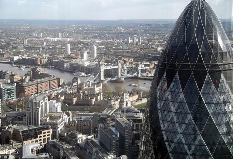 View from the Duck and Waffle 