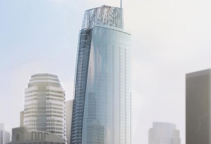 Wilshire Grand Center downtown Los Angeles