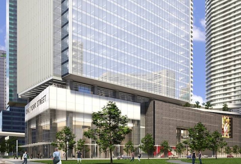 Menkes Developments' One York Street in Toronto, a LEED Platinum office tower that incorporates IoT technology.