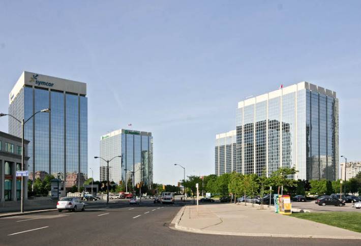 Mississauga Executive Centre, a four-building complex on Robert Speck Parkway