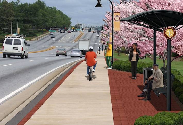 Gwinnett Place: Green Light for Pedestrians 