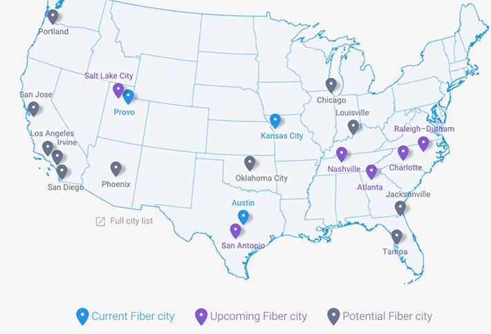 Google’s Superfast Google Fiber Internet Network May Be Coming to LA