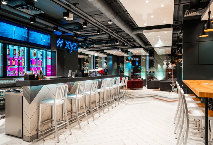 The W XYZ bar the Aloft Kiev, which opened in May 2018