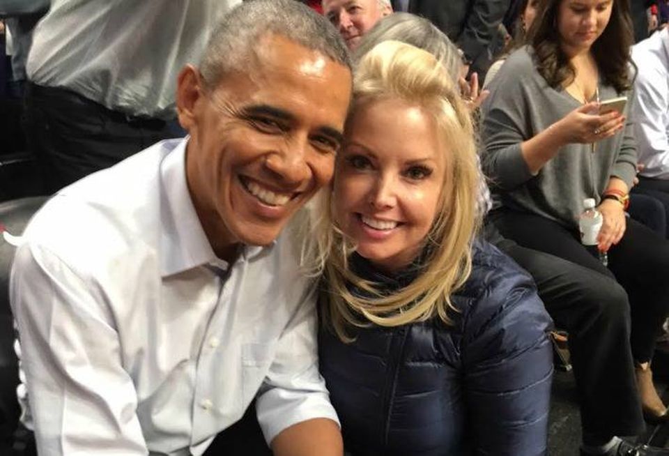Fifield Realty Corp. Chairwoman Randy Fifield with President Barack Obama
