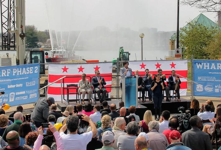 Mayor Bowser  Wharf Phase 2 groundbreaking