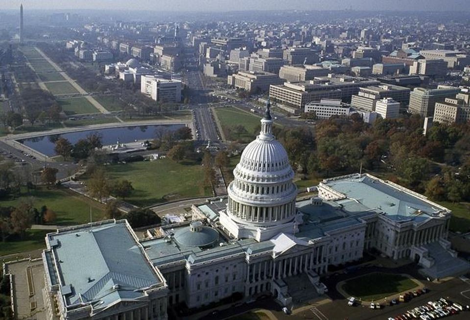 aerial view capitol loc.gov