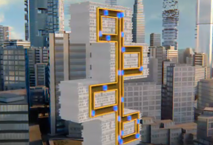Diagonal Elevators for Multifamily?