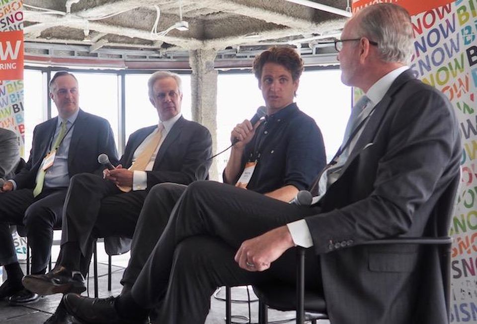 Rand Construction's Robert Milkovich, Rappaport's Gary Rappaport, Ditto Residential's Martin Ditto and MRP Realty's Bob Murphy