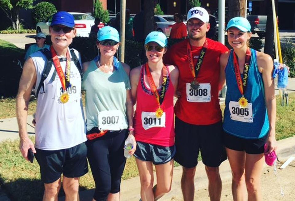 Transwestern senior associate Kristi Torkildson ran the 2016 Hottest Half marathon last month. Kristi makes races a family affair—or