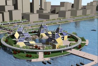 Architect Releases Plans For Man-Made Island In The Hudson