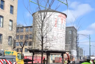 Historic Water Tower in Fulton Market Demolished