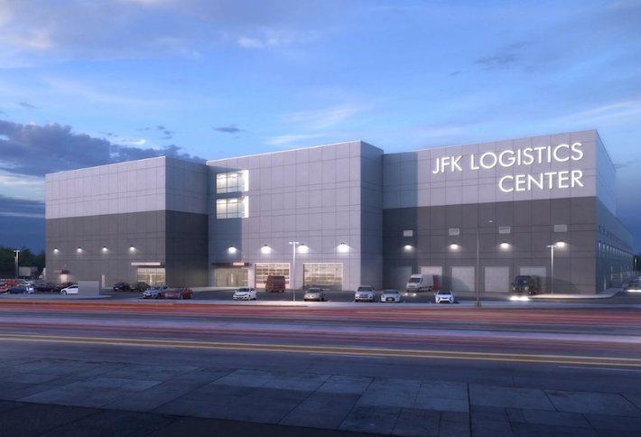 Rendering of JFK Logistics Center at 253-51 Rockaway Blvd in Hempstead, Amazon warehouse