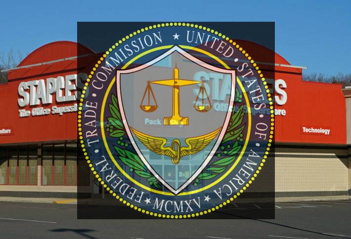 FTC Logo Over Staples