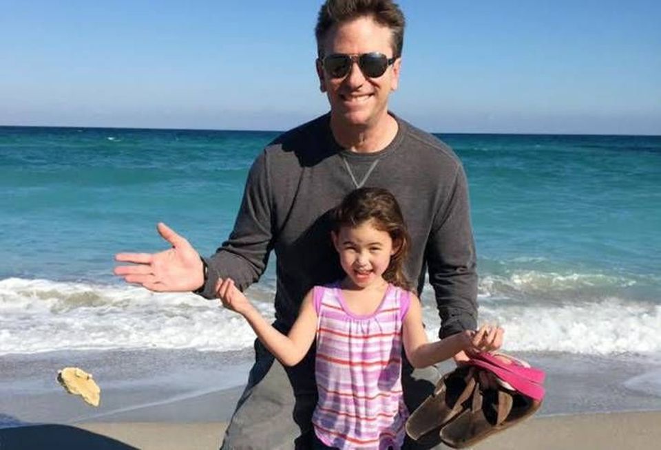 Curtis Palmer and daughter, Anna, LA