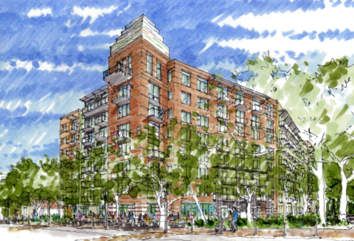 Acequia rendering San Antonio multifamily Cadence McShane