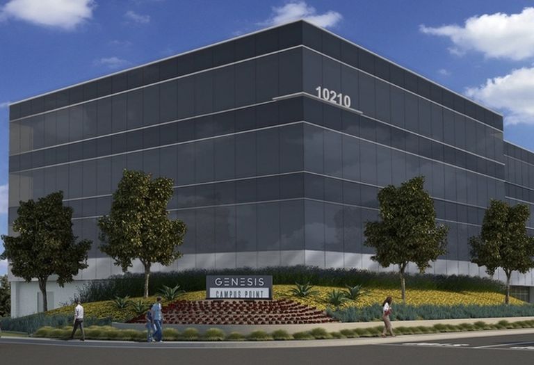 Phase 2 Campus Point 10210 is one of three building on the Genesis campus being redeveloped from office to biotech space.