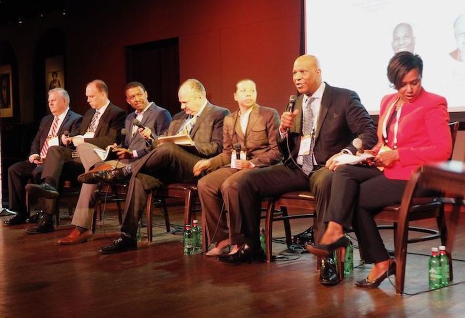 United Bank's Joe LeMense, Jubilee Housing's Jim Knight, JBG Smith's AJ Jackson, Bonstra| Haresign Architects' Bill Bonstra, Nixon Peabody's Patrice Harris, D.C. Housing Finance Agency's Todd Lee and CohnReznick's Winell Belfonte