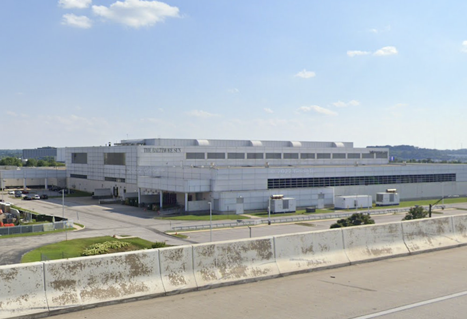 The Baltimore Sun facility at 300 E. Cromwell St.