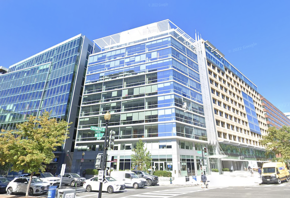 The office building at 1441 L St. NW in Downtown D.C.