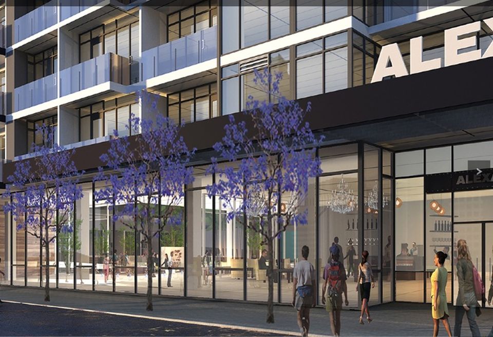 The Alexan street level